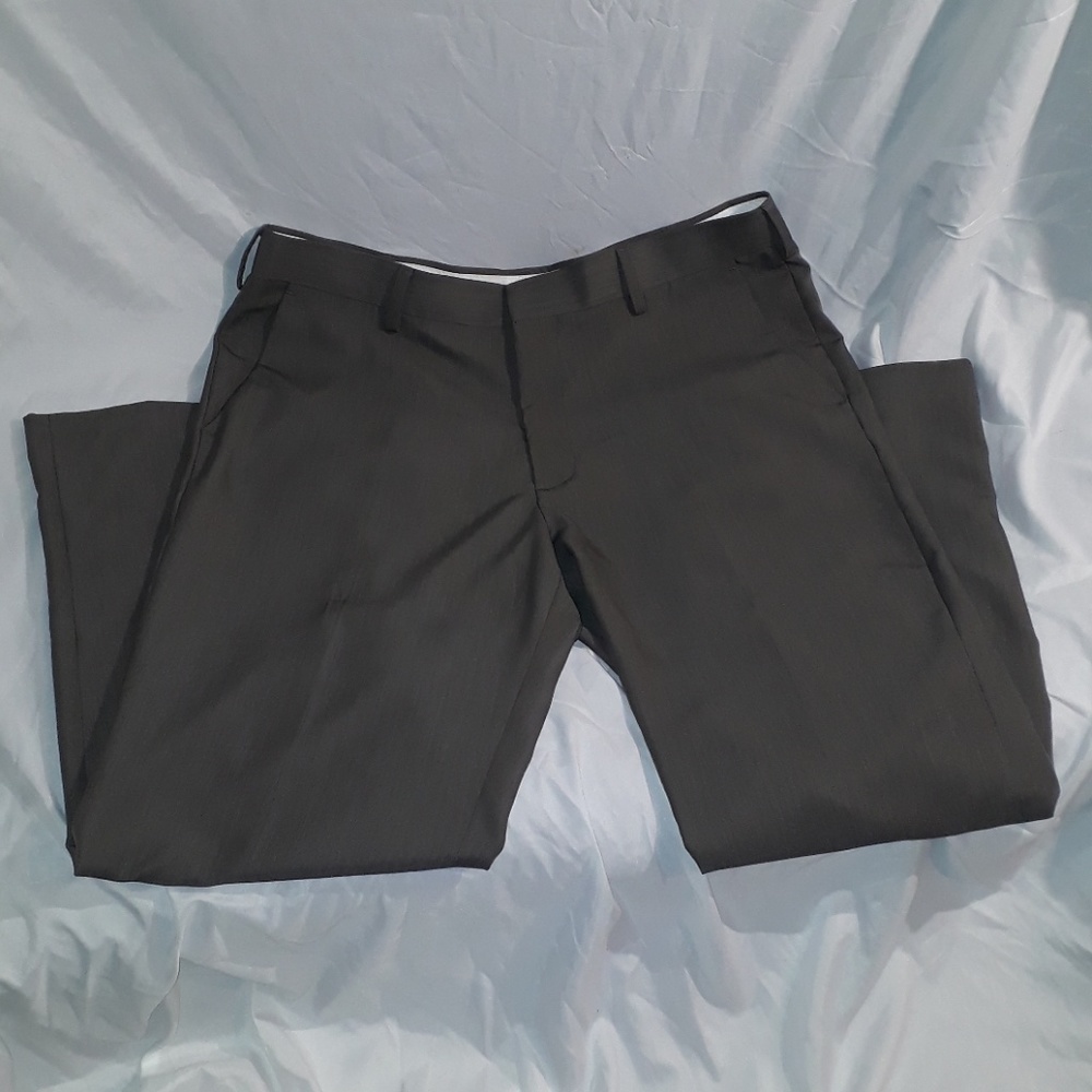 Womens VanHeusen Studio Grey Dress Pants 36x30